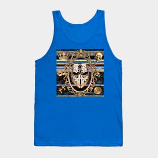 Metal Masks Collage Tank Top